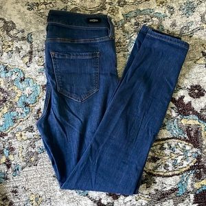 Liverpool Deep Blue Ankle Skinny Jeans